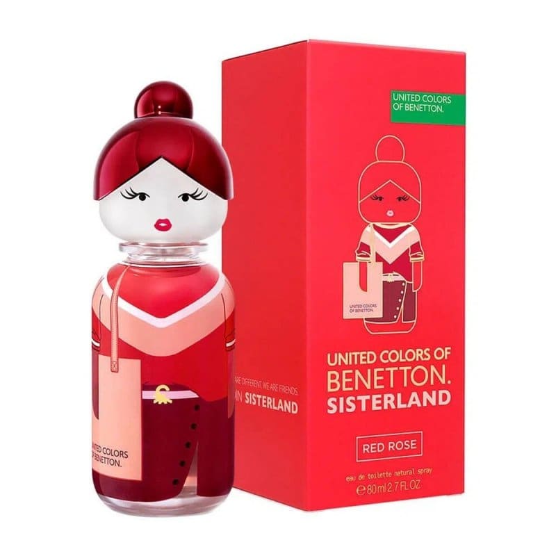 Benetton Sisterland Red Rose edt 80ml Mujer - Perfumisimo