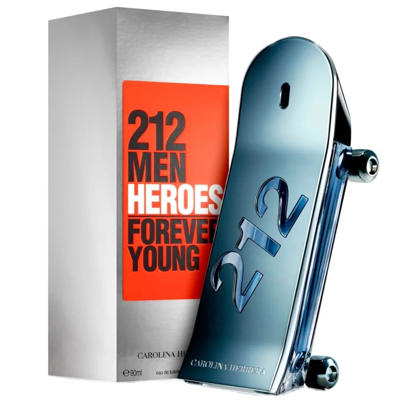 Carolina Herrera 212 Men Heroes Forever Young edt 90ml Hombre - Perfumisimo